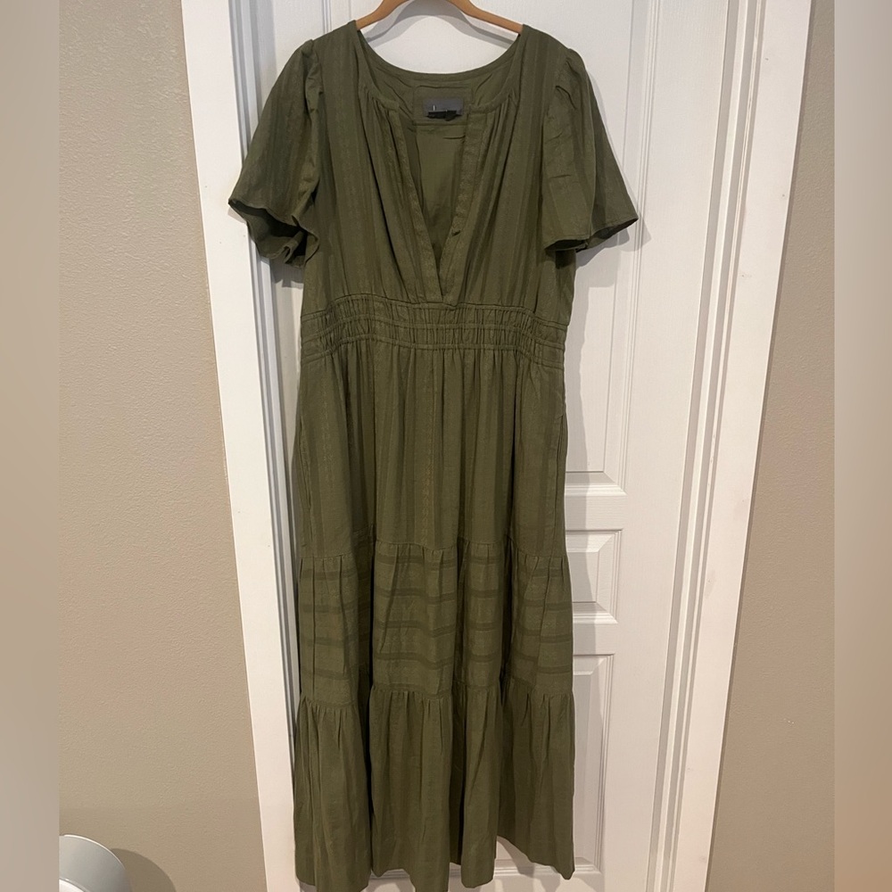 Anthropologie maxi dress